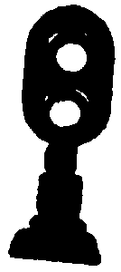 Ground Type Drawf Signal -- Two-Light