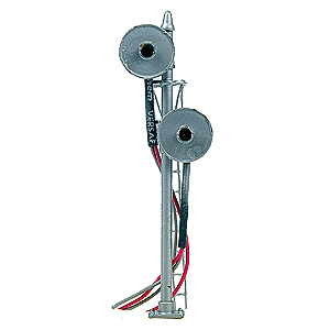 Double Target Light Signal -- Silver with red/green indication