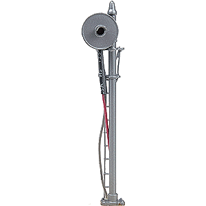 Single Target Light Signal -- Silver with red indication