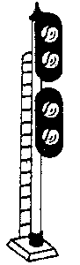 2-Light Double Board Signal Over 2 Light