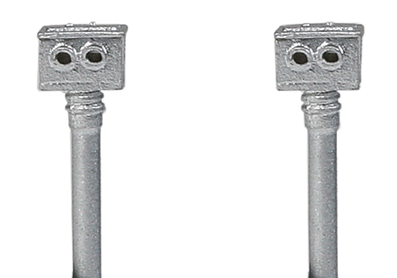 Switch Indicator w/Red/Green LED -- Silver pkg(2)