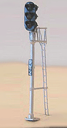 Type D Signal (Brass) -- LED 3-Aspect