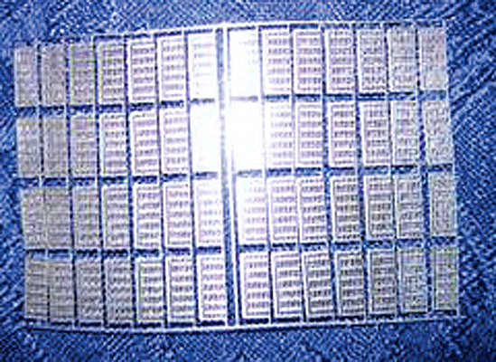 Etched Stainless Steel Steps -- pkg(56)-1