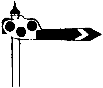 Signal Disc Head -- Semaphore 3-Light