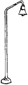 Street Light -- Boulevard Light, Single Arm