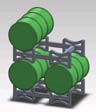 Barrel Rack - Kit -- 5 Different Racks & 24 Barrels