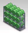 Barrel Rack - Kit -- 5 Different Racks & 24 Barrels