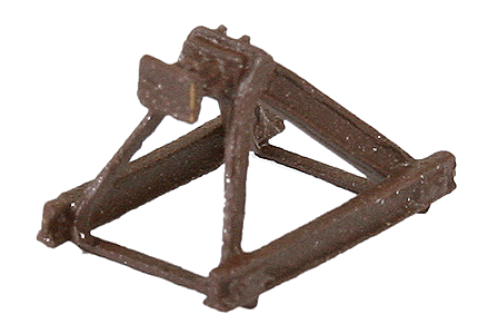 Hayes Bumping Post (Track Bumper) - Brass Kit -- WD Type-1