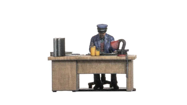 Railway Official at his Desk