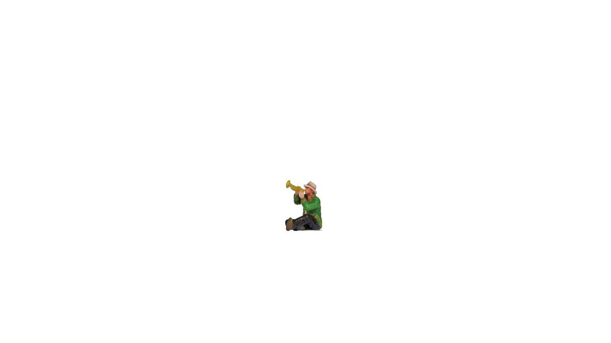 Sitting Trumpeter - Color 3D Print