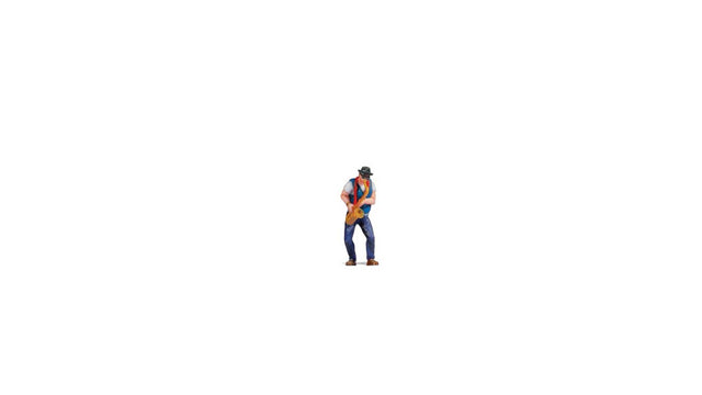 Saxophonist - Color 3D Print