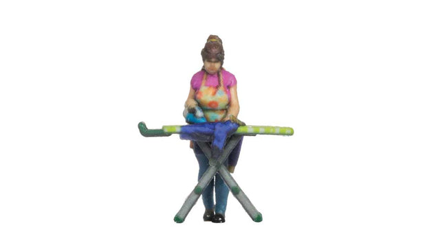 Woman and Ironing Board
