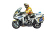 Belgian Police Motorcycle - Color 3D Print -- Police (white, blue, yellow)
