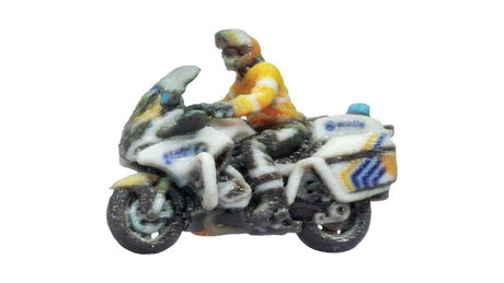Belgian Police Motorcycle - Color 3D Print -- Police (white, blue, yellow)