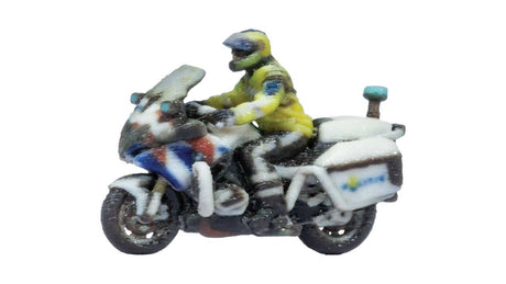 Netherlands Police Motorcycle - Color 3D Print -- Police (white, blue, red)