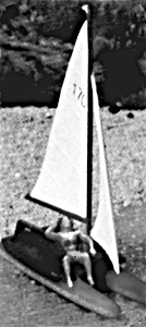 Catamaran w/figure