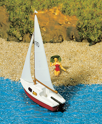 Sailboat w/Figure