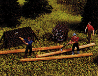 Miniature Scenes -- Wood Cutters Scene