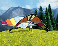 Hang glider taking-off
