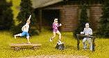 Miniature Scenes -- Exercise Course - Includes 3 Figures & Accessories