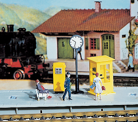 Phone Booth with Figures