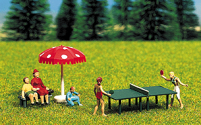 Table Tennis Scene