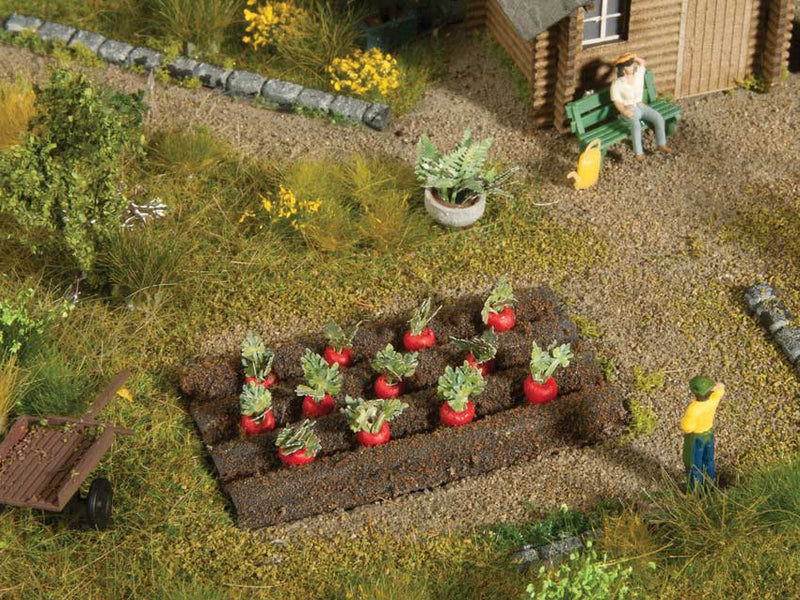 Garden Plot - Assembled - Deco Minis -- Red Beets