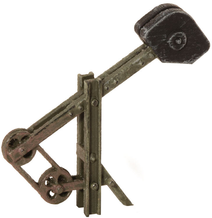 European-Style Turnout Cable Lever -- Nonoperating-4