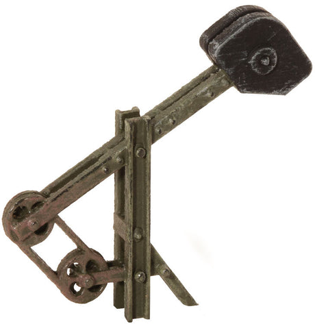 European-Style Turnout Cable Lever -- Nonoperating-4