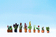Ornamental Plants in Flower Pots #2 -- pkg(9)