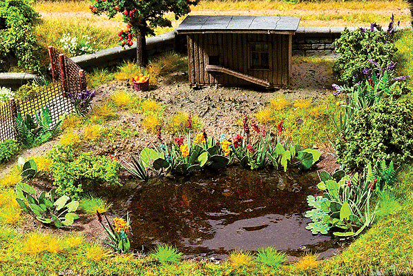 Water & Riverside Plants - Laser-Cut Minis(R) -- Makes 17 Plants