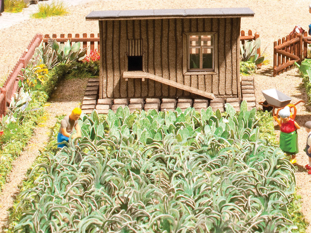 Vegetable Garden Set - Laser-Cut Kit -- 6 Leeks, 5 Courgettes, 15 Turnips