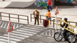 Simple Railings - Laser-Cut Kit -- 25-3/16"  64cm of Each: Gray, Gray, Brown