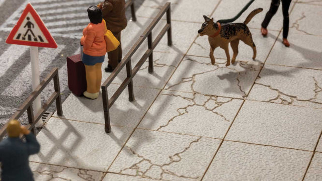 Large Concrete Slabs/Sidewalks - Laser-Cut Kit -- 7/8 x 7/8"  2.3 x 2.3cm pkg(40)
