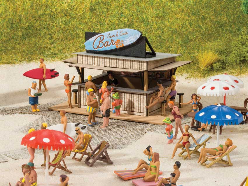Laser-Cut Minis - Laser-Cut Kit -- Strand Bar - 3 x 2 x 2"  7.6 x 5.1 x 5.1cm