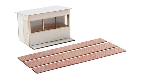 Track Scale/Scalehouse -- Laser-Cut Kit - Scalehouse and Scale Section-1