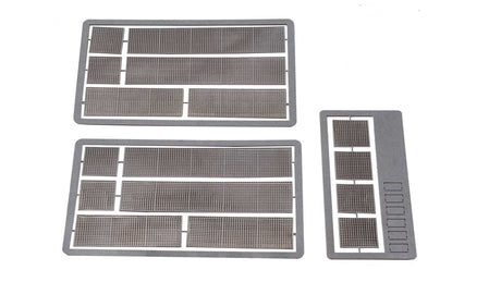 Step Grate/Railway Worker Pedestrian Crossing -- Laser-Cut Kit - Gray 11-1/4 x 9/16"  28.5 x 1.4cm-1