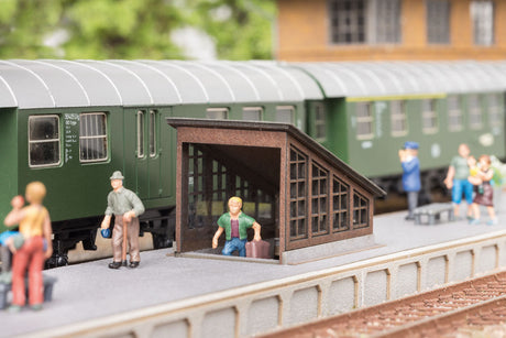 Underpass Stairway Entrance -- Kit - 1-13/16 x 1-1/8 x 1"  4.6 x 2.8 x 2.6cm, 1-3/16"  3cm-3