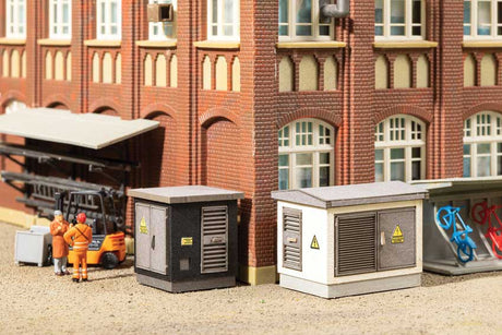 Transformer Cabinets - Stations - Laser-Cut Minis -- Laser-Cut Kit - 2 Different Housings-1