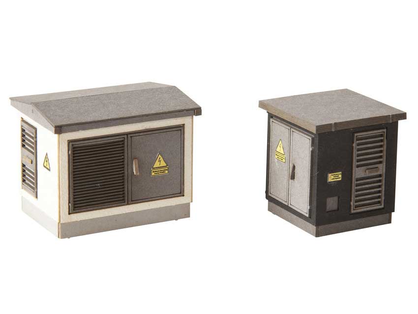 Transformer Cabinets - Stations - Laser-Cut Minis -- Laser-Cut Kit - 2 Different Housings-2