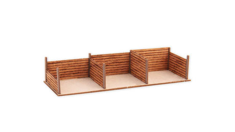 Coal Bins - Laser-Cut Kit -- 5-7/16 x 1-3/16 x 1"  13.8 x 4.6 x 2.6cm-2
