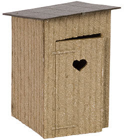 Outhouses -- pkg(2) - Kit - 11/16 x 13/16 x 1-1/16"  1.8 x 2 x 2.7cm pkg(2)-2