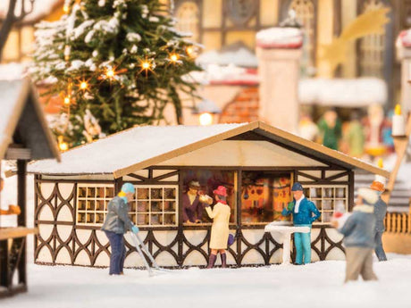 Christmas Market Stall -- Laser-Cut Wood Kit