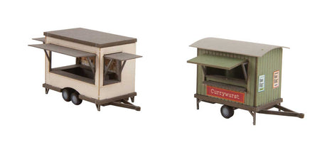 Mobile Snack/Concession Stands - Laser-Cut Minis Kit -- 2 Different Trailers-2
