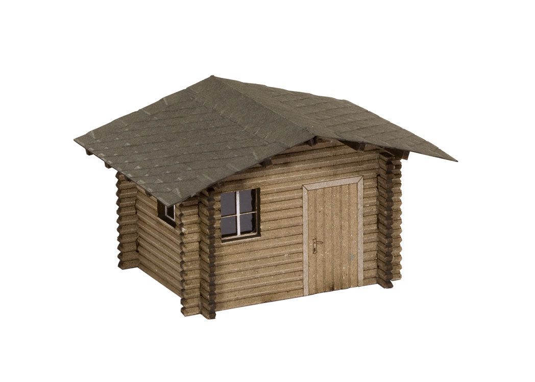 Forest Lodge -- Laser-Cut Wood Kit - 1-7/8 x 1-7/16 x 1-1/8"  4.7 x 3.7 x 2.8cm-1