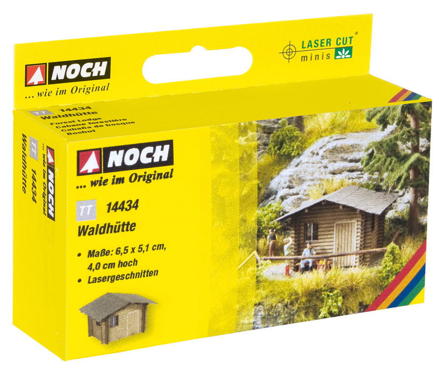 Forest Lodge -- Laser-Cut Wood Kit - 1-7/8 x 1-7/16 x 1-1/8"  4.7 x 3.7 x 2.8cm-3