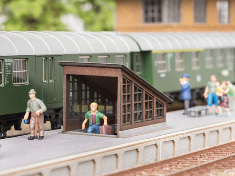 Station Platform Stairway/Underpass -- Kit - 1 x 9/16 x 9/16"  2.5 x 1.5 x 1.4cm