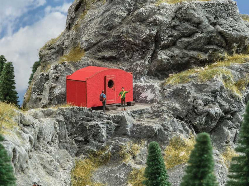 Anniversary Ridge Temporary Camp - Bivouac - Laser-Cut Minis -- Laser-Cut Wood Kit - 1-1/4 x 11/16 x 3/4"  3.1 x 1.7 x 1.9cm