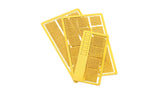 Step Grate/Railway Worker Pedestrian Crossing -- Laser-Cut Kit - Yellow 6-1/8 x 5/16"  15.5 x .8cm-1