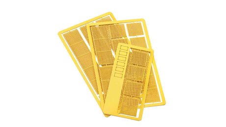 Step Grate/Railway Worker Pedestrian Crossing -- Laser-Cut Kit - Yellow 6-1/8 x 5/16"  15.5 x .8cm-1